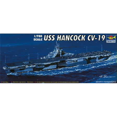 Trumpeter 1/700 USS Hancock Aircraft Carrier Model (Best 1 72 Aircraft Kit)