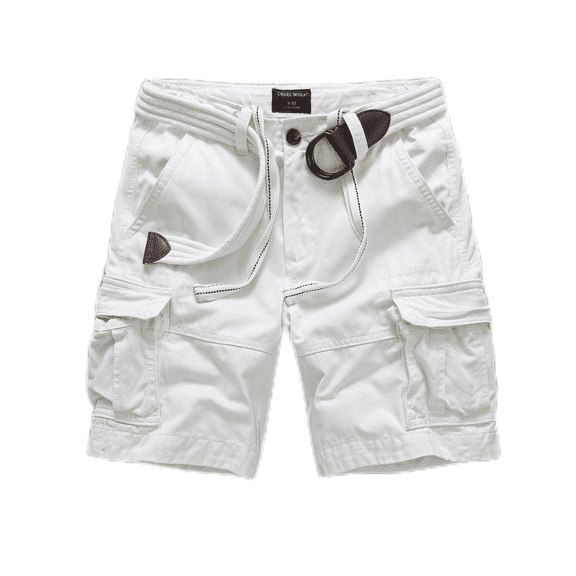 LYMAYTER Men Cargo Shorts Fashion Camo Shorts for XS-3XL Loose Fit Straight Shorts with Multi-Pocket
