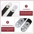 thumbnail image 3 of BESTYASH 1 Set Bellows Belt Fittings Black Cowhide Replacement Fasteners for Beginners, 3 of 6