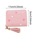 Cosmetic Pouch Wallet Cards Wallet Holder PU Pack Cartoon Girls Wallets