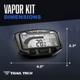 thumbnail image 5 of Trail Tech Black Vapor Digital Gauge Meter Kit 1985-2013 Polaris Trail Blazer Boss, 5 of 5