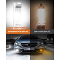 thumbnail image 4 of SEALIGHT H13/9008 LED Fog Light Bulbs  Super Bright Dual Beam LED Fog Bulbs  Cool White Plug and Play  Quick Installation Halogen Replacement  Pack of 2, 4 of 8