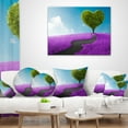 thumbnail image 4 of Designart Heart Tree Abstract - Abstract Throw Pillow - 16x16, 4 of 5