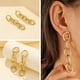 thumbnail image 2 of Colgante Ser Cadena Abierta En Forma De Doble La Lata Clavicular Corazón Collar Collares Colgantes, 2 of 6