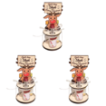 thumbnail image 2 of Portabotellas Vino Navidad Contenedor para Decoraciones Fiesta (alce) 3 Uds., 2 of 4
