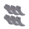 thumbnail image 1 of Calcetines tobilleros de bambú Luxtrada para hombre y mujer, finos, suaves, de corte bajo, ligeros, transpirables, informales, lisos, 3 pares, 1 of 8