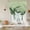 Green, variant on Palm Leaves Tropical Balloon Curtains for Windows, Bedroom Curtains 54 Inch Length, Green Botanical Summer Tie Up Curtains Panels Thermal Insulated Bathroom Curtains Window 42"x54"