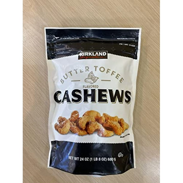 Butter toffee flavored cashews