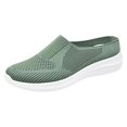 thumbnail image 2 of Women’s Breathable Knit Slip-On Walking Shoes, Breathable Lightweight Non Slip, Non Slip Work Sneakers Workout Outdoor Casual Shoes, 2 of 6