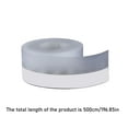 thumbnail image 3 of Draft Seal Insulation Tape, Weather Stripping Door Seal, Door Draft Stopper, Weatherproof DoorSealStrip, DoorWeather Stripping DoorSealStrip, for WindowsDoors,C196.85in, 3 of 3