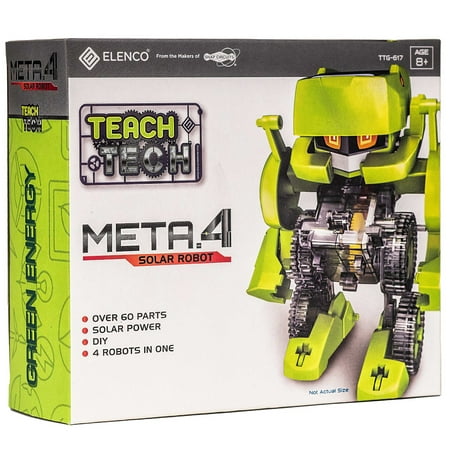 UPC: 0756619012711 | Teach Tech  Meta.4   Transforming Robot  STEM Solar Toys for Kids 8+
