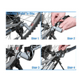thumbnail image 2 of Bike Trailer Hitch Connector Adapter Coupler Cycling Attachment Bike Cargo Trailer Connector Attachment, 2 of 5