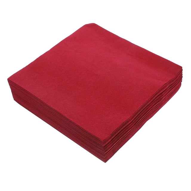 unbranded 25Ud Servilletas De Papel Desechables En Color Rojo Para Eventos Y Banquetes