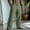 Army Green1, variant on Juslio Linen Pants Mens Pants Wide leg With Pockets Solid Color Drawstring Elastic Waist Casual Work Beach