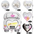 thumbnail image 3 of 9 Pices Ballons De Mariage, Gant Ballons Voiture De Mariage, Ronds Mr Mrs D'aluminium Ballons, Xxl Ours Mignons Ballons Pour Mariage Fianailles Je, 3 of 5