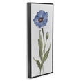 thumbnail image 3 of Stupell Industries Transitional Blooming Blue Poppy Black Framed Giclee Art, 10 x 24, by Elizabeth Medley, 3 of 8
