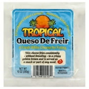 Tropical Queso de Freir, White Frying Cheese, 10 oz, rBST Free, Vacuum Packed