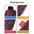 thumbnail image 2 of UNIFU FR Hoodies for Men - 7OZ Flame Resistant Hoodie NFPA 2112/CAT2 Compliant | UL Certified Safety Work Shirt & Welding Gear, 2 of 7