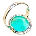 thumbnail image 3 of Amazonite Ring Size 12.75 (925 Sterling Silver)  - Handmade Boho Vintage Jewelry RING131987, 3 of 3