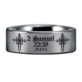 thumbnail image 2 of 2 Samuel 22:38 Tungsten Carbide Ring, 2 of 5