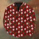 thumbnail image 1 of Blusas y camisas de manga larga con cuello redondo Sudadera con capucha de cuello redondo para hombre Jersey estampado Top de manga larga Blusa de poliéster para hombre, 1 of 4