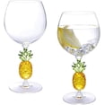 thumbnail image 1 of Supreme Housewares Verres à Vin à Tige d'Ananas, Verre Acrylique Jaune en Forme d'Ananas Réutilisable Incassable pour Vin Rouge Ou Blanc, au Bord de la Piscine, Extérieur, Fêtes, 18 oz, Ensemble de 2, 1 of 5