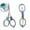Multicolor, variant on VQPeo Foldable Stainless Steel Mini Travel Scissors - Portable Safety Pocket Nursing Scissors for Travel, Home, Office, Craft, Sewing
