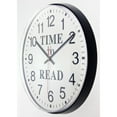 thumbnail image 4 of Infinity Instruments Time to Read 11.5'' Wall Clock, 4 of 6