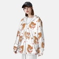 thumbnail image 3 of Yiaed Squirrel Giving A Gift Print Sun Shirts UPF 50+ Protection Hoodie Rash Guard Shirt UV Shirt Long Sleeve Fishing Outdoor Lightweightase-Large, 3 of 5