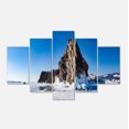 thumbnail image 2 of Winter Lake Baikal Panorama - Extra Large Seashore Canvas Art, 2 of 3