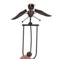 thumbnail image 1 of Escultura de viento de búho de estaca, escultura de búho de césped de metal fácil de instalaciód de decoración de hierro Óxido para patio trasero para patio, 1 of 7