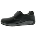 thumbnail image 4 of Drew Tempo Women Adjustable Closure Slip-on Shoes In Black Leather, 4 of 7