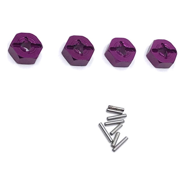 Adaptador de buje hexagonal de 12 mm Bewildely 4 piezas Convertidor de bujes de metal Type2 NO2