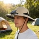 thumbnail image 1 of Sombrero de ala ancha para exteriores, sombrero solar con ventilador, sombrero de playa y sombrero de pescador ideal para hombres y mujeres, sombrero de nailon para el sol., 1 of 6