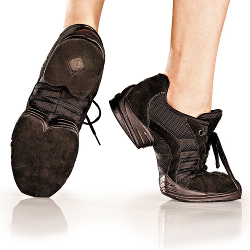 black split sole dance sneakers