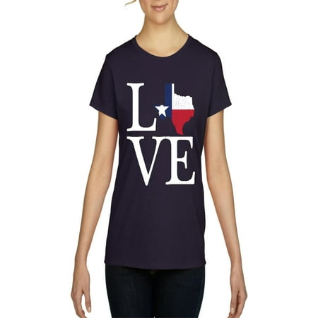 - Love Texas Women Shirts T-Shirt Tee