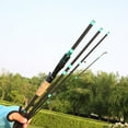 thumbnail image 4 of Taituoti 1.65M-2.1M 4/5 Section Fiberglass Spinner Baitcasting Fishing Rod M Tone,Polished Straight Handle 1.65M, 4 of 9