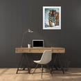 thumbnail image 3 of Aldridge, Ashley 12x14 White Modern Wood Framed Museum Art Print Titled - Siberian Tiger Stalking, 3 of 4