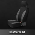 thumbnail image 6 of Genuine Dickies 2 Piece Repreve Universal Front Car Seat Covers - Black and Gray, 43163WDI, 6 of 11