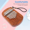 thumbnail image 4 of Minkissy Finger Thumb Piano Rectangular Wood 1Pcs, 4 of 5