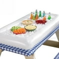 thumbnail image 3 of Party Essentials Inflatable Buffet & Salad Bar with Drain Plug – 51" x 21", Portable Ice Serving Cooler, 3 of 4