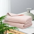 thumbnail image 2 of PiccoCasa 2 Pack Bath Towel Set 27"x54", Cotton Soft 600 GSM Absorbent Misty Rose, 2 of 7