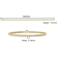 thumbnail image 5 of TimeLess Classics 4-Prong Setting Straight-Line Lab-Grown Diamond Tennis Bracelet in 14K Yellow Gold - 15 CTW, 5 of 5