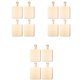 thumbnail image 1 of 12 piezas de mini tablas de cortar de madera en blanco con mango, tabla de cortar pequeña para bricolaje, cocina casera, decoración de verduras A, 1 of 8