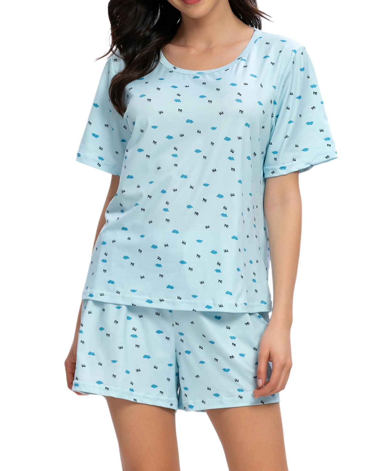 womens nightwear shorts set