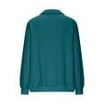 thumbnail image 5 of Womens Sweaters For Women Fashionable And Casual Solid Color Lapel Hoodless Sweatshirt Lightweight Suitable For Spring Autumn Winter Daily Wear Home School Sports L Fall Sweaters For Women, 5 of 6