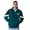 Green, variant on Men's G-III Extreme Midnight Green Philadelphia Eagles Strong Arm Reversible Full-Zip Jacket