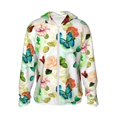 thumbnail image 2 of Lsque Floral Vintage UPF 50+ Lightweight Sun Protection Men's Women's Long Sleeve Shirt, Hoodie Performance -Small, 2 of 9