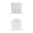 thumbnail image 1 of TISHITA 2-6 Pcs Blouse Détachable en Dentelle Col en Coton pour Femmes Faux 2 Pcs, 1 of 6