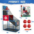 thumbnail image 3 of JoyStone Kids Arcade Basketball Game, Indoor/Outdoor Basketball Hoop With 4 Balls, Basketball Game Toys Gifts for Boys and Girls (Blue), 3 of 7